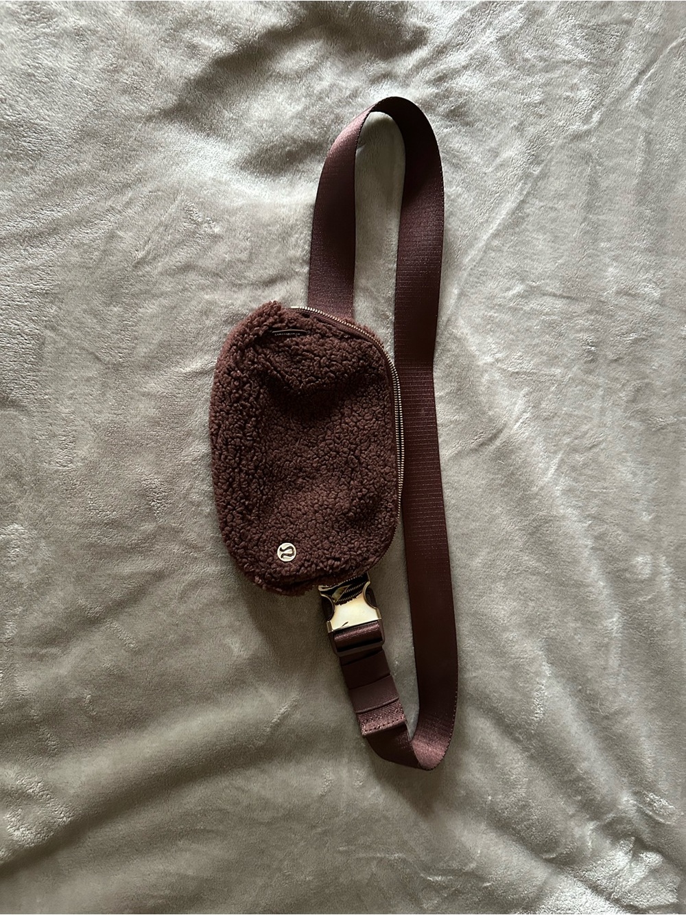 lululemon athletica Sherpa Crossbody Belt Bag in Deep Burgundy